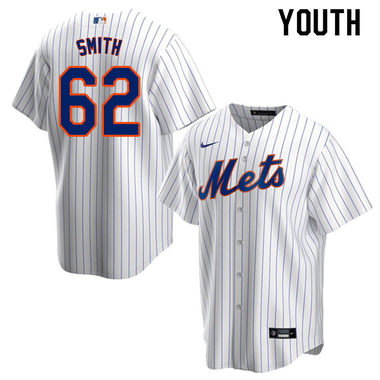 Nike Youth #62 Drew Smith New York Mets Baseball Jerseys Sale-White